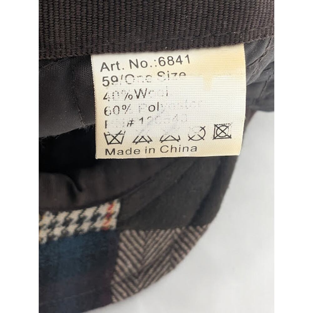 Men's Stylish Multi-Colored Patchwork Ivy Cap Os … - image 7